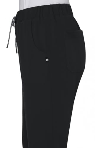 KOI Next Gen Everyday Hero Women's 5-Pocket Cargo Scrub Pants, 4-Way Stretch in Black product image