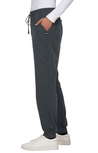 KOI Next Gen Women's 7 Pocket Good Vibe Jogger Scrub Pants with 4-Way Stretch and Elastic Waistband in Charcoal product image