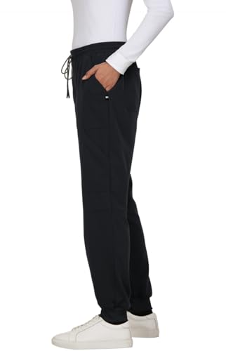 KOI Next Gen Women's 7 Pocket Good Vibe Jogger Scrub Pants with 4-Way Stretch and Elastic Waistband in Black product image