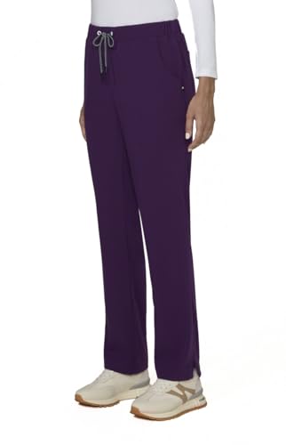 KOI Next Gen Everyday Hero Women's 5-Pocket Cargo Scrub Pants, 4-Way Stretch in Eggplant product image