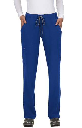 KOI Next Gen Everyday Hero Women's 5-Pocket Cargo Scrub Pants, 4-Way Stretch in Galaxy product image