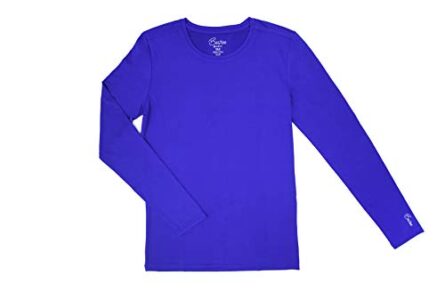 Maevn BESTEE Women's Basic Long Sleeve Under Scrub Tee (X in Royal Blue product image