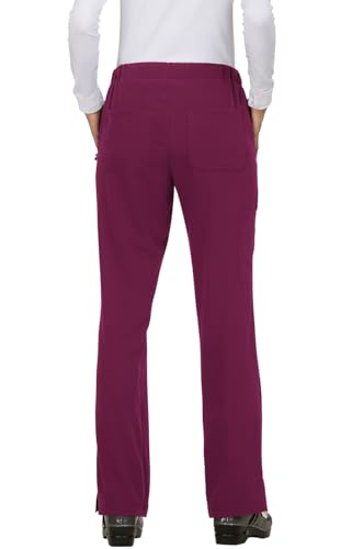 KOI Next Gen Everyday Hero Women's 5-Pocket Cargo Scrub Pants, 4-Way Stretch in Wine product image