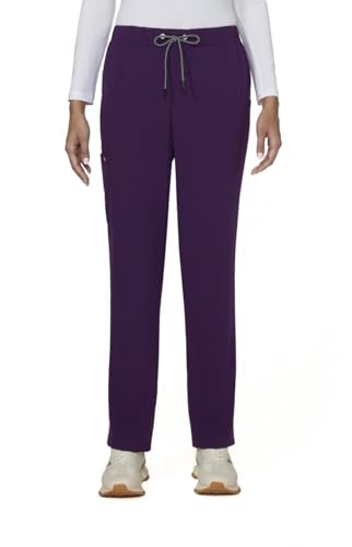 KOI Next Gen Everyday Hero Women's 5-Pocket Cargo Scrub Pants, 4-Way Stretch in Eggplant product image