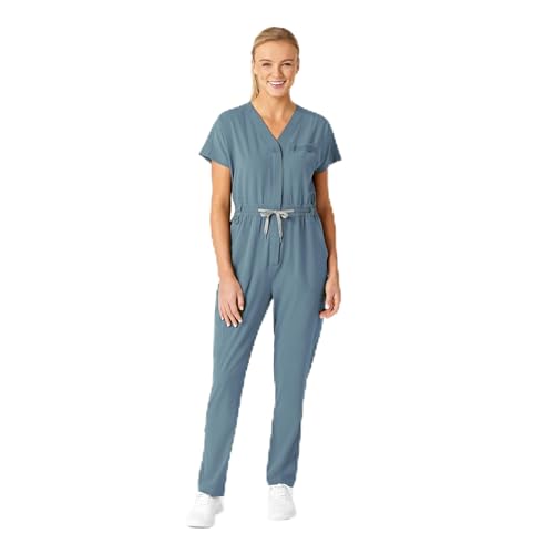 RENEW Women's Zip Front Jumpsuit in Electric Blue product image