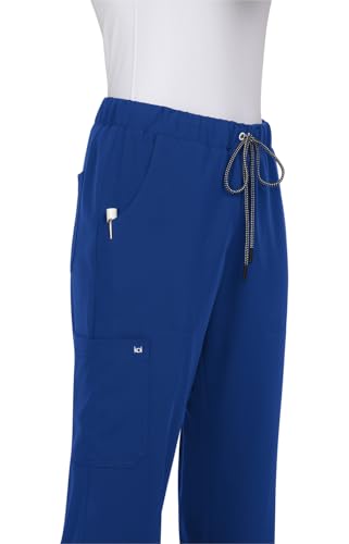KOI Next Gen Everyday Hero Women's 5-Pocket Cargo Scrub Pants, 4-Way Stretch in Galaxy product image