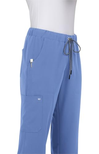 KOI Next Gen Everyday Hero Women's 5-Pocket Cargo Scrub Pants, 4-Way Stretch in True Ceil product image