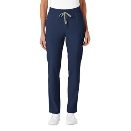 Wink Renew Women's High Waist Slim Leg Scrub Pant in Navy product image