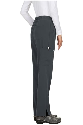KOI Next Gen Everyday Hero Women's 5-Pocket Cargo Scrub Pants, 4-Way Stretch in Charcoal product image