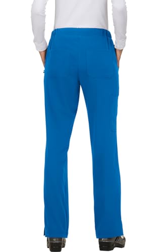 KOI Next Gen Everyday Hero Women's 5-Pocket Cargo Scrub Pants, 4-Way Stretch in Royal Blue product image