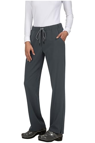KOI Next Gen Everyday Hero Women's 5-Pocket Cargo Scrub Pants, 4-Way Stretch in Charcoal product image