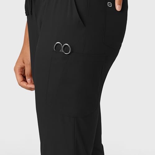 WonderWink Women's Women's Jogger Scrub Pant in Black product image
