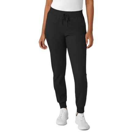 WonderWink Women's Women's Jogger Scrub Pant in Black product image