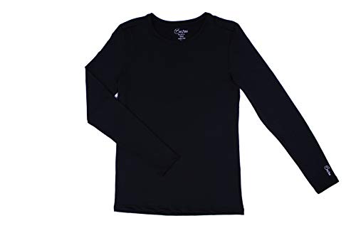 Maevn BESTEE Women's Basic Long Sleeve Under Scrub Tee in Black product image