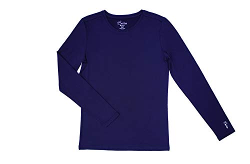 Maevn BESTEE Women's Basic Long Sleeve Under Scrub Tee in Navy product image