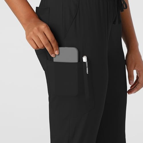 WonderWink Women's Women's Jogger Scrub Pant in Black product image