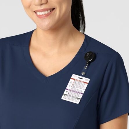 Wink Boundless Women's 2-Pocket V-Neck Scrub Top in Navy product image