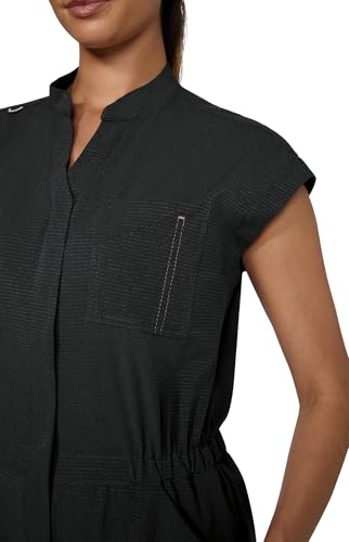 KOI Solis Anja Women's 11-Pocket Jumpsuit in Black product image