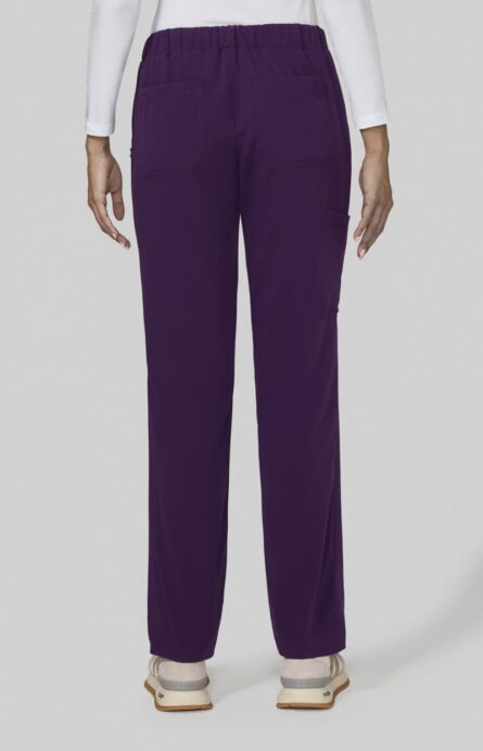 KOI Next Gen Everyday Hero Women's 5-Pocket Cargo Scrub Pants, 4-Way Stretch in Eggplant product image