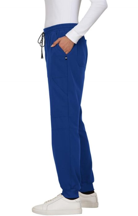 KOI Next Gen Women's 7 Pocket Good Vibe Jogger Scrub Pants with 4-Way Stretch and Elastic Waistband in Galaxy product image