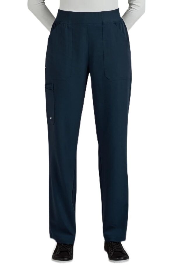 KOI Next Gen Jump Start Women's 7-Pocket Boot Cut Scrub Pant in Navy product image