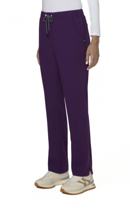 KOI Next Gen Everyday Hero Women's 5-Pocket Cargo Scrub Pants, 4-Way Stretch in Eggplant product image