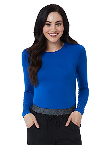 Maevn BESTEE Women's Basic Long Sleeve Under Scrub Tee in Royal Blue product image