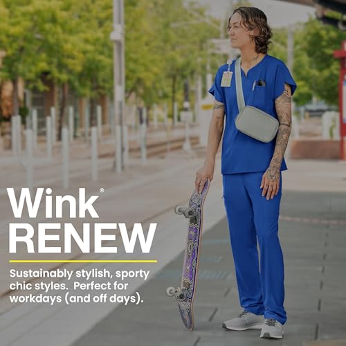 Wink Renew Women's High Waist Slim Leg Scrub Pant product image