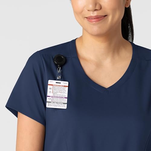 Wink Boundless Women's 2-Pocket V-Neck Scrub Top in Navy product image