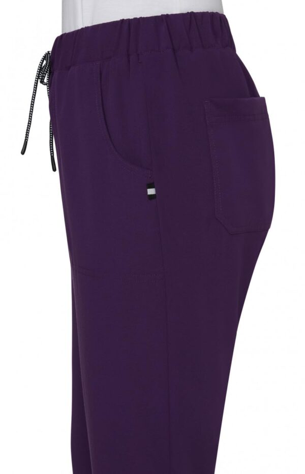 KOI Next Gen Everyday Hero Women's 5-Pocket Cargo Scrub Pants, 4-Way Stretch in Eggplant product image