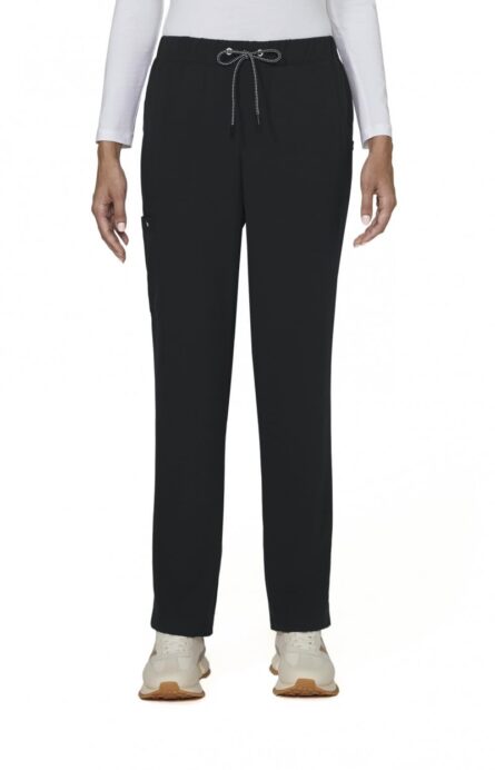 KOI Next Gen Everyday Hero Women's 5-Pocket Cargo Scrub Pants, 4-Way Stretch in Black product image