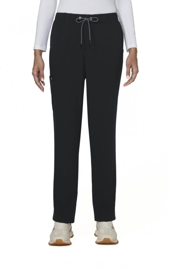 KOI Next Gen Everyday Hero Women's 5-Pocket Cargo Scrub Pants, 4-Way Stretch in Black product image