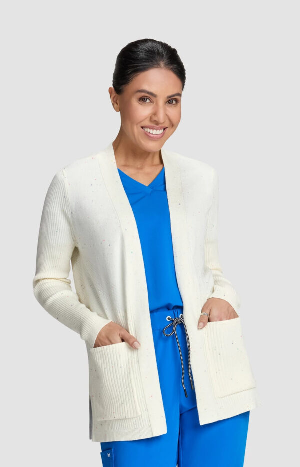 KOI Essentials Women’s Kori Open-Front Sweater Wrap, 2 Pockets, Soft Knit Fabric