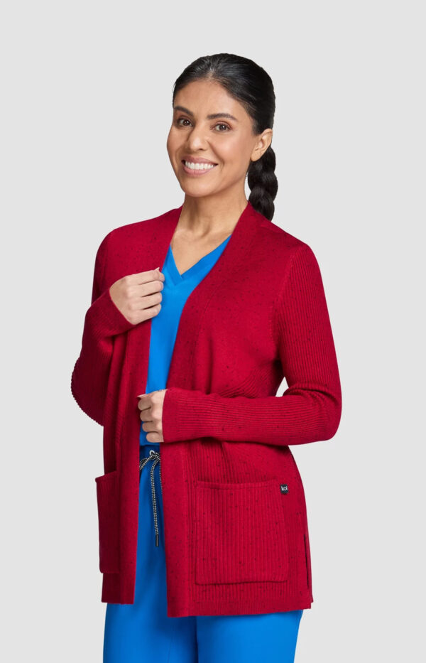 KOI Essentials Women’s Kori Open-Front Sweater Wrap, 2 Pockets, Soft Knit Fabric