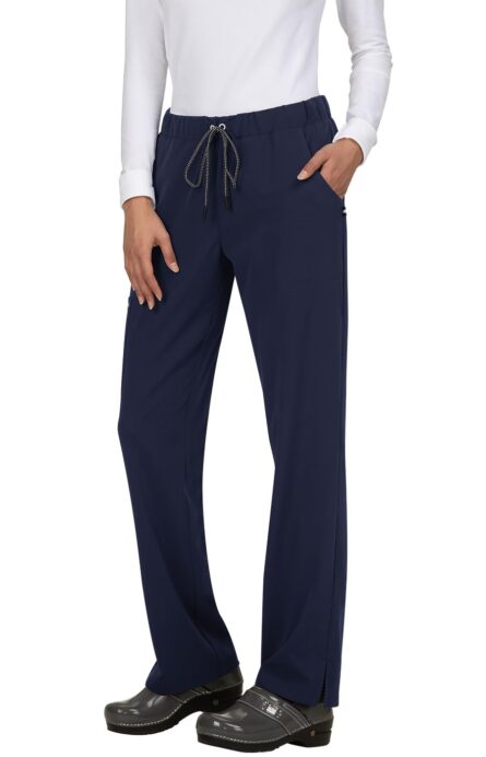 KOI Next Gen Everyday Hero Women's 5-Pocket Cargo Scrub Pants, 4-Way Stretch in Navy product image