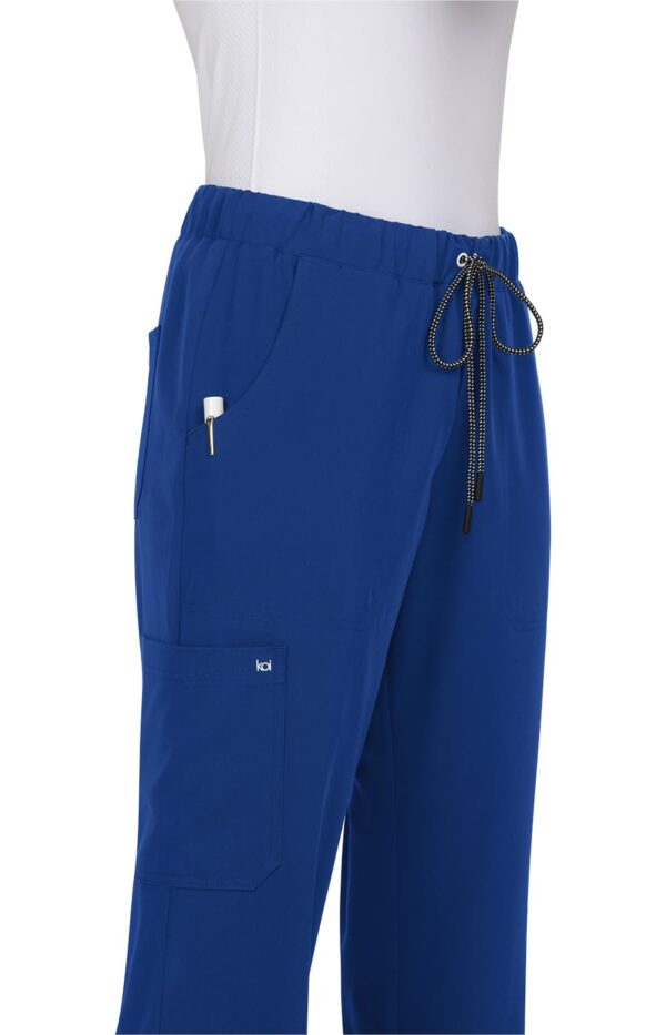 KOI Next Gen Everyday Hero Women's 5-Pocket Cargo Scrub Pants, 4-Way Stretch in Galaxy product image