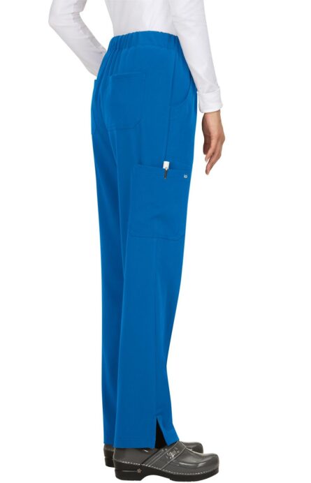 KOI Next Gen Everyday Hero Women's 5-Pocket Cargo Scrub Pants, 4-Way Stretch in Royal Blue product image