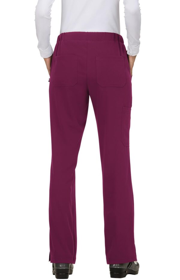KOI Next Gen Everyday Hero Women's 5-Pocket Cargo Scrub Pants, 4-Way Stretch in Wine product image