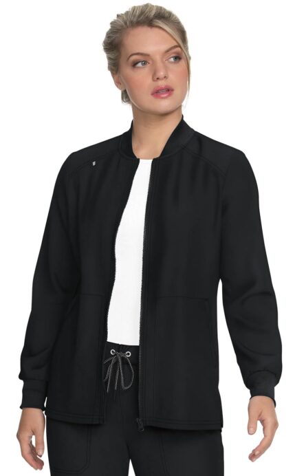 KOI Next Gen Women's Always in Motion Zip-Front 4 Pocket Scrub Jacket, 4-Way Stretch product image