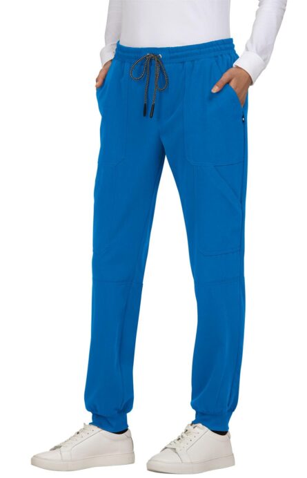 KOI Next Gen Women's 7 Pocket Good Vibe Jogger Scrub Pants with 4-Way Stretch and Elastic Waistband - Image 6