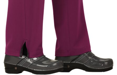 KOI Next Gen Everyday Hero Women's 5-Pocket Cargo Scrub Pants, 4-Way Stretch in Wine product image