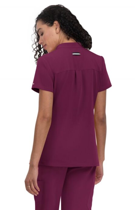 KOI Next Gen Driven Women's 4-Pocket Mandarin Collar Scrub Top product image