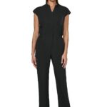 KOI Solis Anja Women's 11-Pocket Jumpsuit in Black product image
