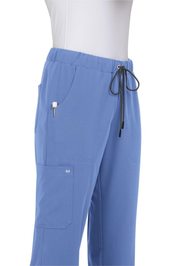 KOI Next Gen Everyday Hero Women's 5-Pocket Cargo Scrub Pants, 4-Way Stretch in True Ceil product image