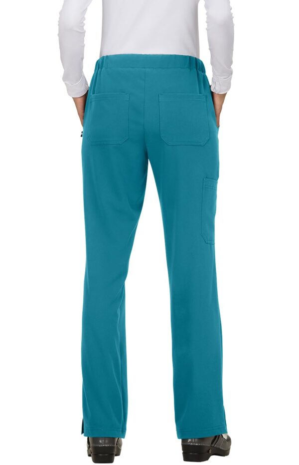KOI Next Gen Everyday Hero Women's 5-Pocket Cargo Scrub Pants, 4-Way Stretch in Teal product image