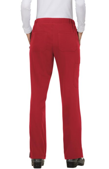 KOI Next Gen Everyday Hero Women's 5-Pocket Cargo Scrub Pants, 4-Way Stretch in Ruby product image