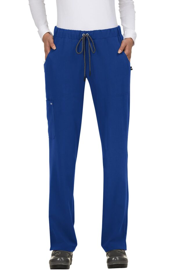 KOI Next Gen Everyday Hero Women's 5-Pocket Cargo Scrub Pants, 4-Way Stretch in Galaxy product image