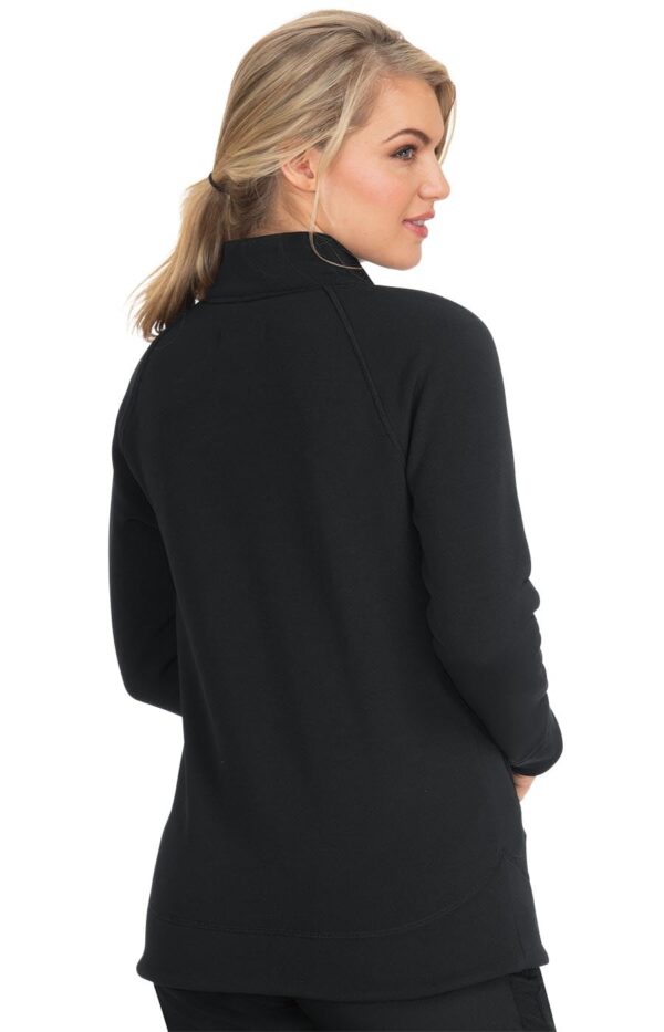 KOI Lite Wellness Women's 2-Pocket Super Soft Fleece Jacket in Black product image