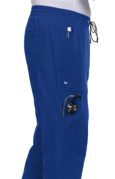 KOI Next Gen Men's Day to Night Jogger Scrub Pants, 7 Pockets, 4-Way Stretch in Galaxy product image