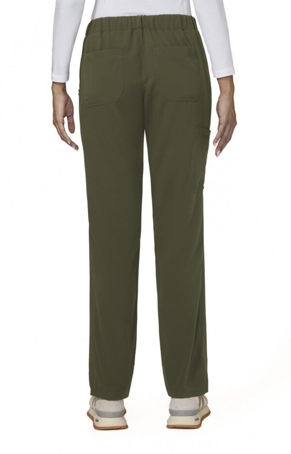 KOI Next Gen Everyday Hero Women's 5-Pocket Cargo Scrub Pants, 4-Way Stretch in Olive Green product image